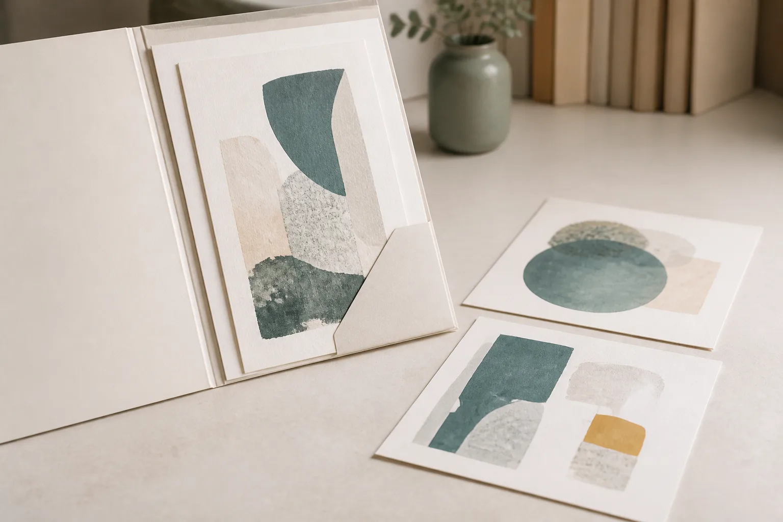 Printed artwork dossier ready to share