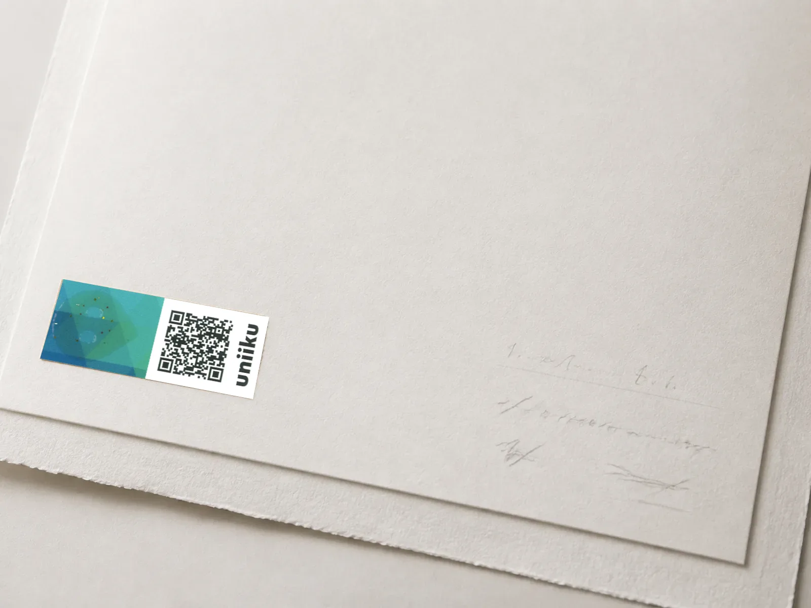 Print with an edition traceability folder